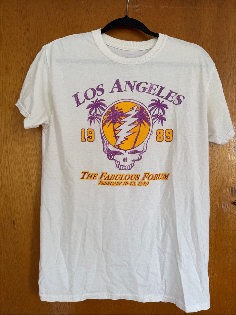 Grateful Dead Los Angeles 1989 Forum tee